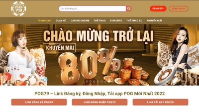 Sảnh cược POG79  đẳng cấp, xanh chín tốt nhất hiện nay